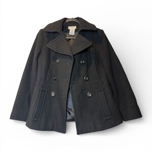 Covington Women's Classic Black Peacoat